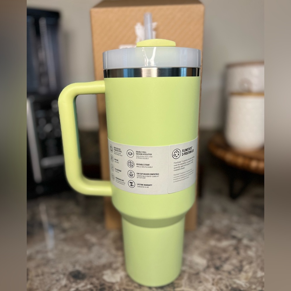 THE QUENCHER H2.0 FLOWSTATE TUMBLER | 40 OZ- Citron - Picture 6 of 9